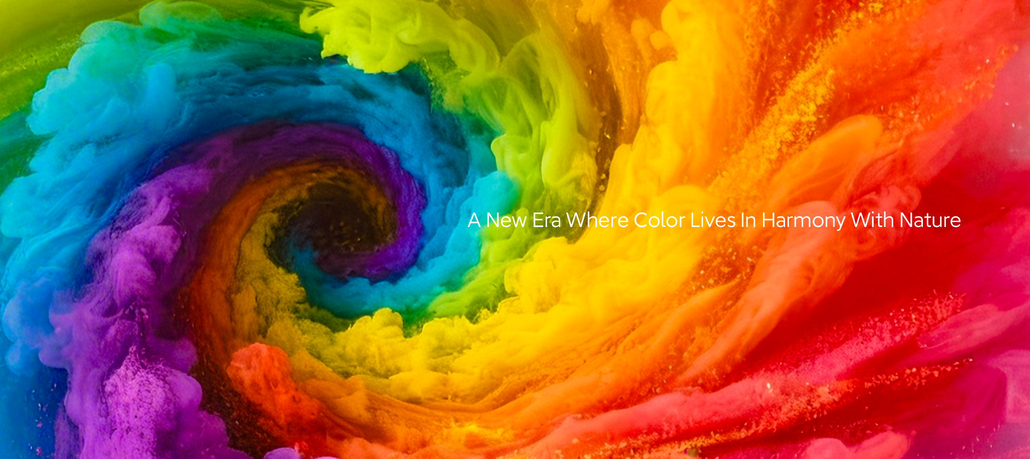 A New Era Where Color Lives in Harmony With Nature — Fluid Color Art Visual